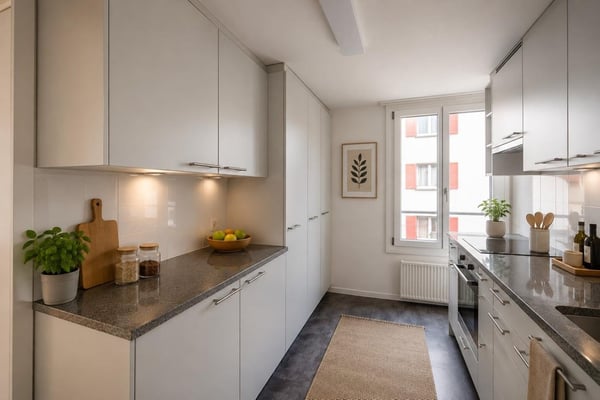 Teilsanierte 3.5-Zi. Wohnung 2. OG 4