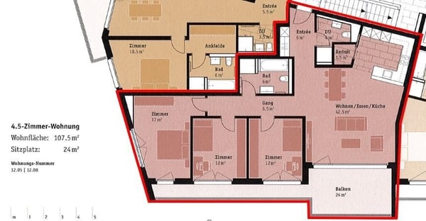 Grosszügige 4.5-Zi. Wohnung an bevorzugter Lage 7