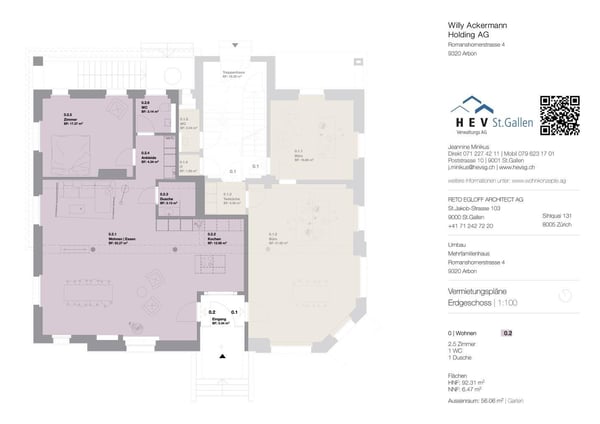 Gewerbefläche / Atelier im Loft-Stil mit Wohnküche 11