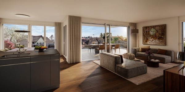 +++ DIE LETZTE WOHNUNG IM OBERGESCHOSS - SONNE. TERRASSE. PRIVATSPHÄRE +++