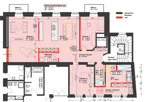 1.5-Zimmer-Loft im Rohbau mit Kellerabteil 3