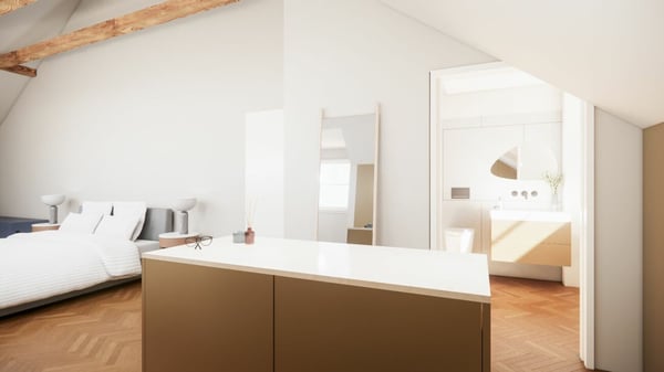 Exklusive Dachgeschosswohnung mit 112 m² im Breitenrain 19