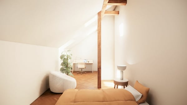 Exklusive Dachgeschosswohnung mit 112 m² im Breitenrain 21