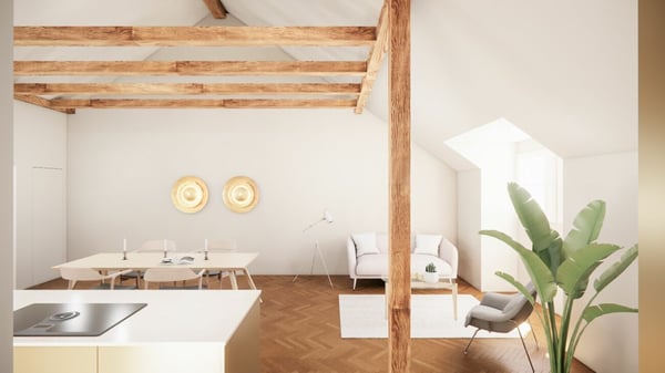 Exklusive Dachgeschosswohnung mit 112 m² im Breitenrain 8