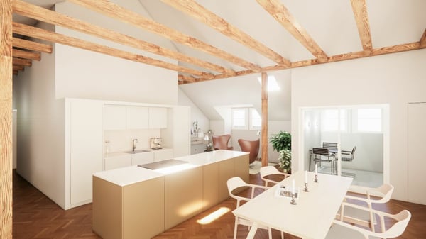 Exklusive Dachgeschosswohnung mit 112 m² im Breitenrain 2