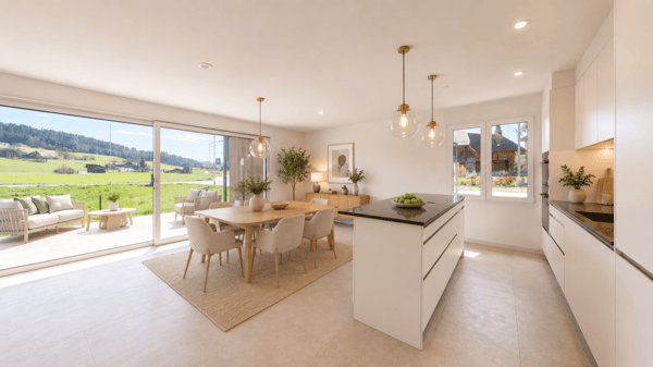 3.5 Zimmer-Wohnung mit Gartensitzplatz