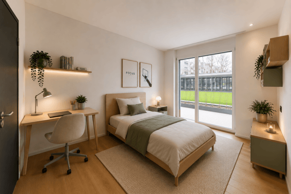 4.5 Gartenwohnung mit Blick auf die Aare 3