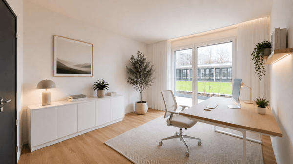 4.5 Gartenwohnung mit Blick auf die Aare 4