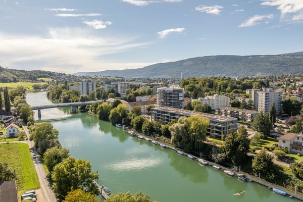 4.5 Gartenwohnung mit Blick auf die Aare 20