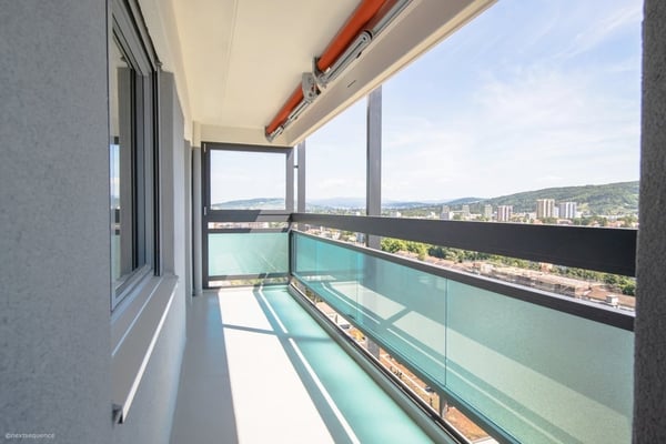 3.5-Zimmerwohnung mit grossem Balkon und Fernsicht 10