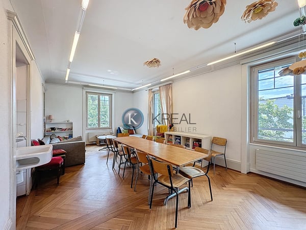 390 m² de charme et de potentiel avec jardin privatif à Lausanne 7