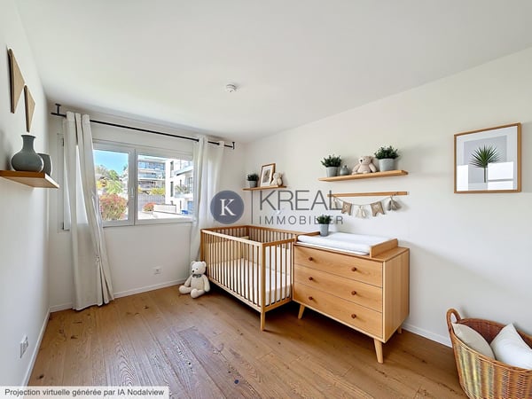 Cadre de vie privilégié : 4,5 pièces moderne avec balcon et vue exceptionnelle sur le lac 9