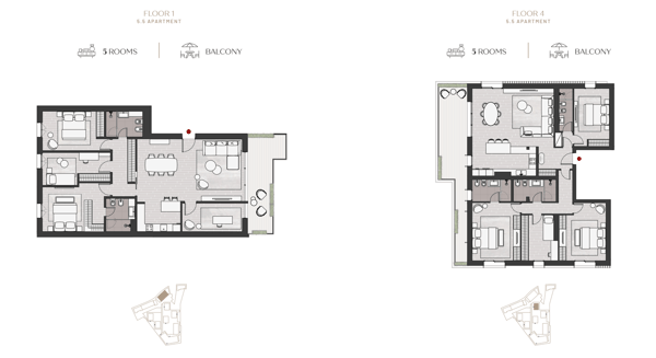 1.5-Room Penthouse Apartment in New Minergie Building – Stabio Garden Living 5