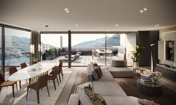 Appartamento 4.5 Locali – Con Giardino o Terrazzo e Vista Lago | Residenza Foresta, Lugano