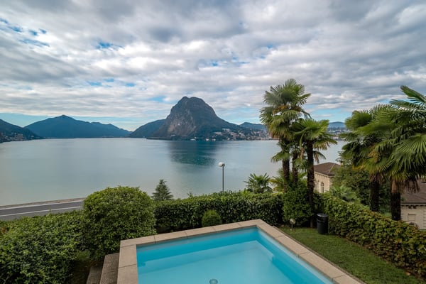 Luminoso appartamento con vista lago a Lugano-Castagnola 3