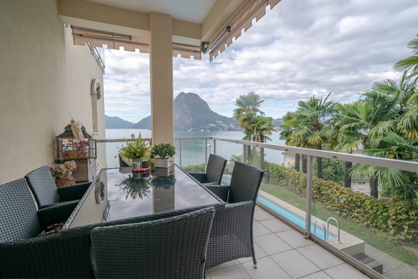 Luminoso appartamento con vista lago a Lugano-Castagnola 8