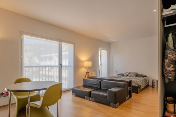 Ampio monolocale arredato a Lugano/Molino Nuovo 1