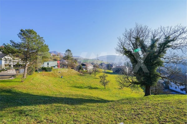 1864 m2 Bauland am Südhang - viel Privatsphäre - kaum Nebel 1