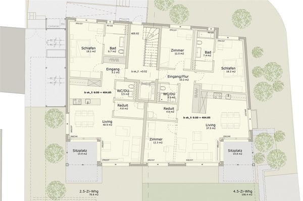 Exklusives Wohnen mit hochwertiger Architektur - 1.5-Zimmer-Gartenwohnung 16 m² 5
