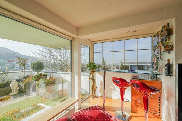 Wohnen, wo der Name Programm ist: 1.5 Zimmer-Attikawohnung am Sonnhaldenweg 6