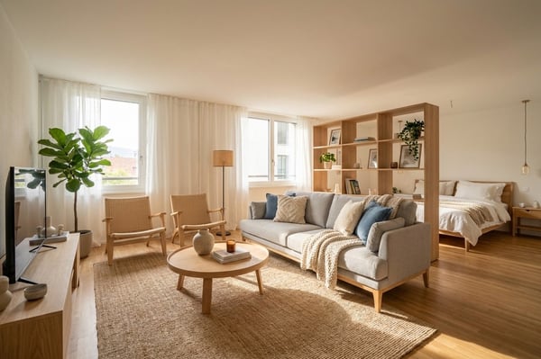 Zentrale 2.5-Zimmer-Wohnungen im AVES im Das Nest für Stadtvögel 1