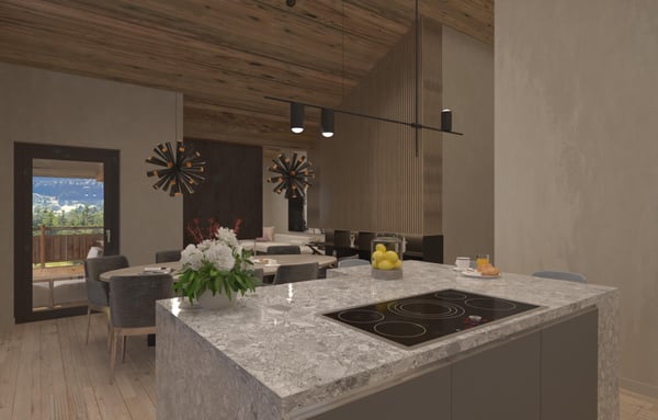 Crans-Montana, Chalet de 1.5 pièces de haut stantding 4