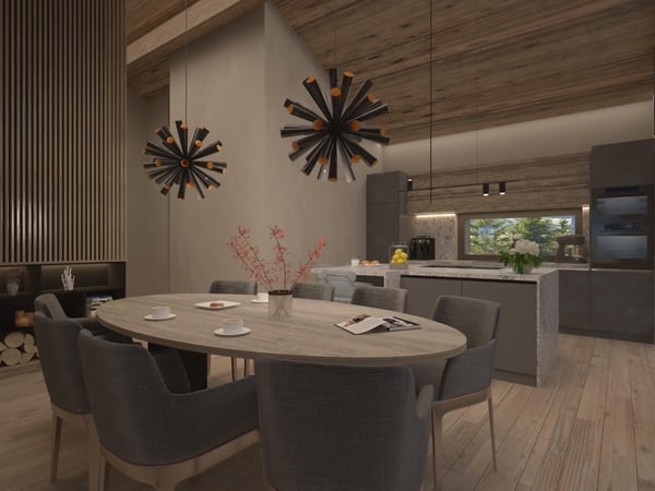 Crans-Montana, Chalet de 1.5 pièces de haut stantding 3