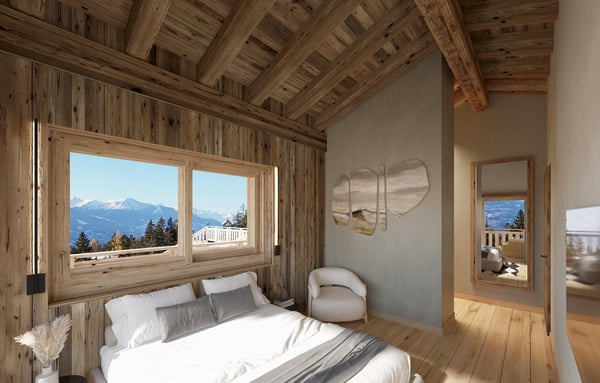 Luxueux Chalet 1.5 pièces à Crans-Montana sur plan (avec authorisation de construire) 5