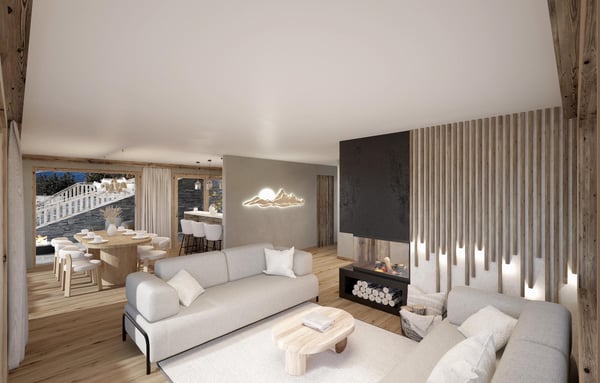 Luxueux Chalet 1.5 pièces à Crans-Montana sur plan (avec authorisation de construire) 4