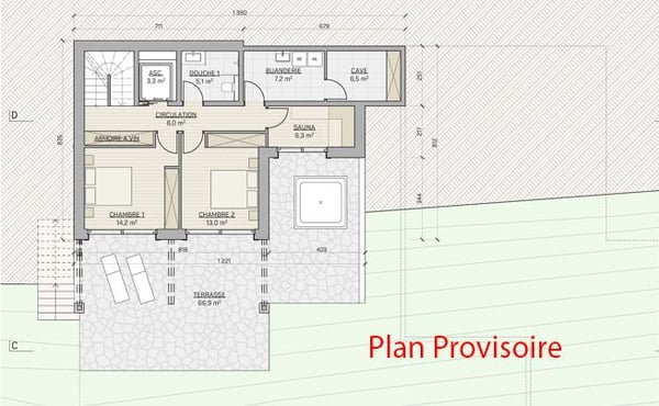 Luxueux Chalet 1.5 pièces à Crans-Montana sur plan (avec authorisation de construire) 9