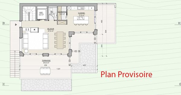 Luxueux Chalet 1.5 pièces à Crans-Montana sur plan (avec authorisation de construire) 10
