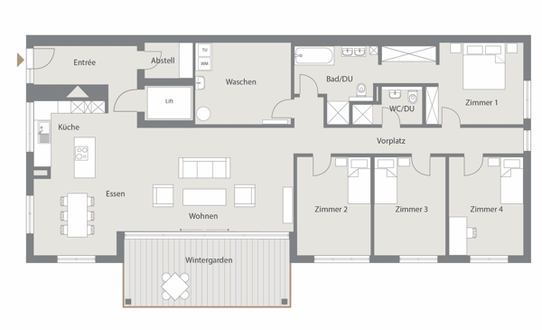 5.5-Zimmerwohnung mit unverbaubarer See- und Bergsicht 15