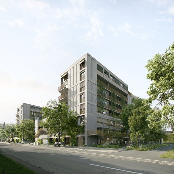 Modernes Wohnen mit grosser Loggia – Willkommen in den Übergärten 5