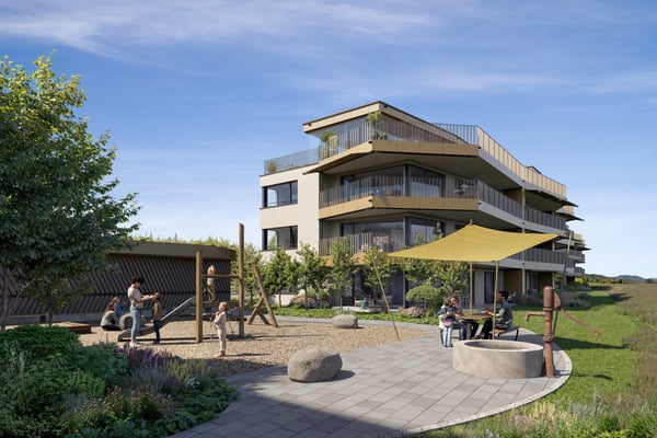 Moderne 4.5-Zimmer-Wohnung, Neubau in Eglisau - ruhig, & sonnig