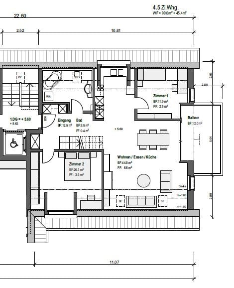 Moderne 4.5-Zimmer-Maisonettewohnung in Wil ZH 11