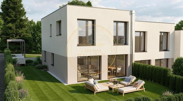 villa contemporaine neuve en pignon - Villa A 3
