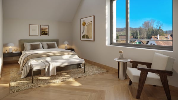 Wohnung 7. Exklusive 3½ Z. Dachwohnung mit Lift direkt in die Wohnung 5