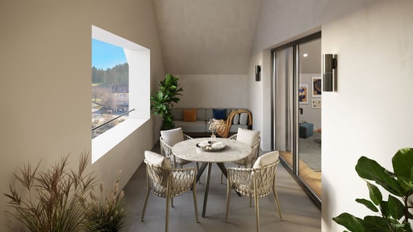 Wohnung 7. Exklusive 3½ Z. Dachwohnung mit Lift direkt in die Wohnung 7