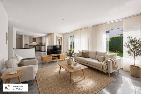Barrierefrei: 5.5-Zimmer-Gartenwohnung mit Wintergarten, Sitzplatz sowie Rasenfläche 1