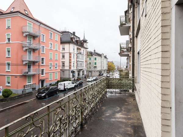 Charmante 1-Zimmer-Wohnung mit Balkon an der Zürcherstrasse 10