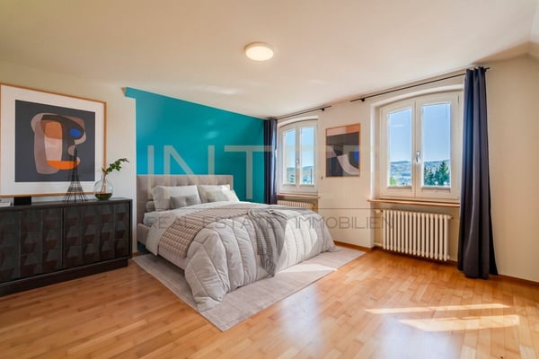 Stilvolles freistehendes 6.5-Zi-EFH mit 981 m² Grundstück, Seesicht und Entwicklungspotenzial in Oberrieden 15