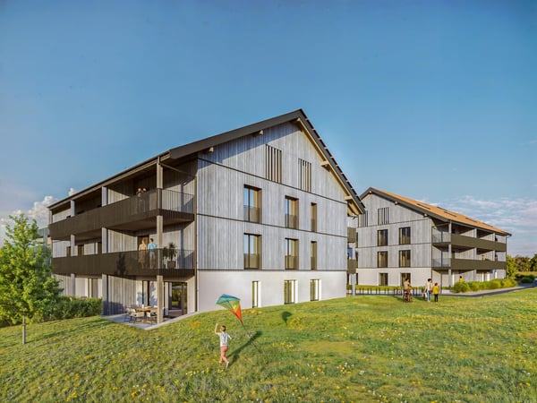 A louer - Appartement neuf de 2.5 pièces avec grand balcon à Duillier 6
