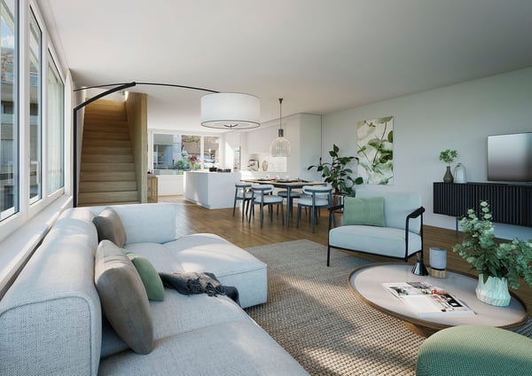 Exklusive 5.5-Zimmer-Einfamilienhäuser (DEFH) - Steinmatt am Rubibach 9