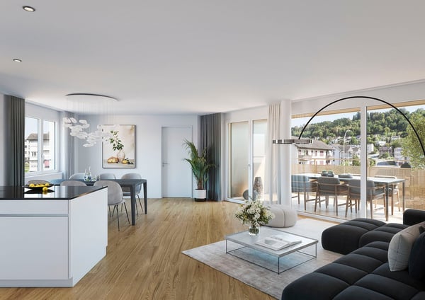 Moderne 3½-Zimmer-Eigentumswohnung mit grosszügigem Balkon in Ebikon 4