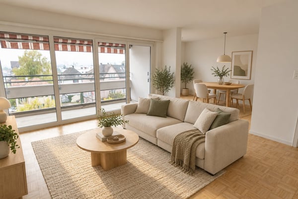Charmante 3.5-Zimmer-Wohnung mit Balkon und schöner Aussicht in Wil SG