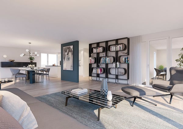 Exklusives Wohnen über den Dächern von Büren a.A. Attikawohnung mit grosser Dachterrasse 2