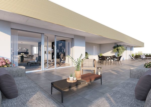 Exklusives Wohnen über den Dächern von Büren a.A. Attikawohnung mit grosser Dachterrasse 3