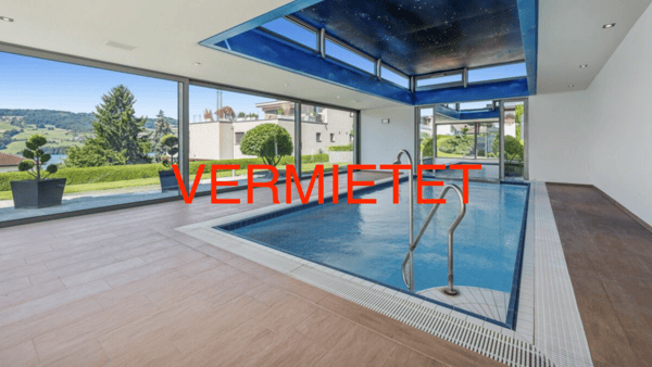 VERMIETET Architektenvilla mit Hallenbad & Seeblick zur Miete 4