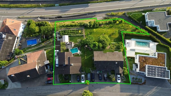 Seltene Gelegenheit: 2'200m² Bauland an bester Lage in Widen 1