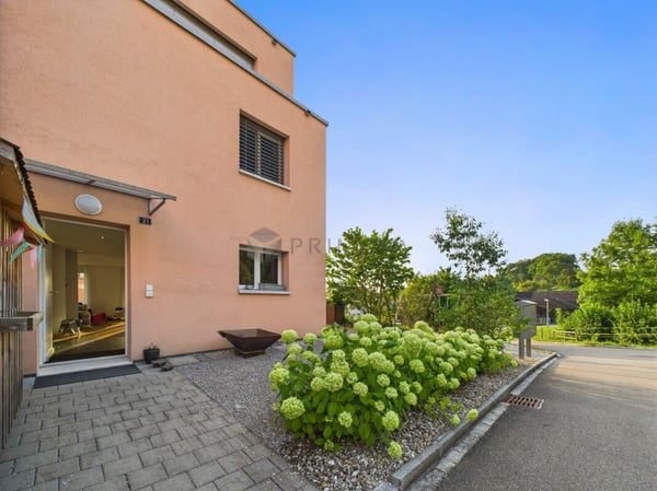 Einfach eine Wucht und muss man gesehen haben. Reiheneckhaus in Russikon - die Perfektion für Familien und Menschen mit dem Auge für das gewisse Etwas! 1